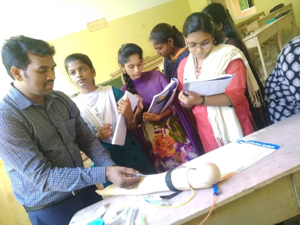 Guided course activity with students